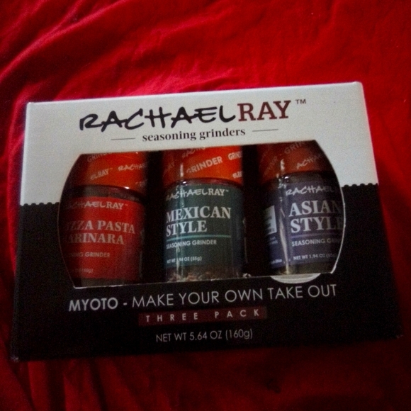 Rachael Ray seasoning three pack grinder - Picture 1 of 2